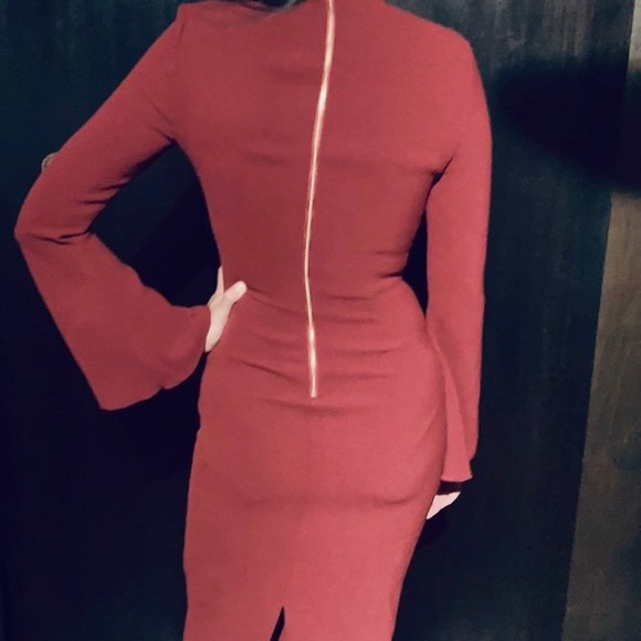 Rachel Zoe Bell Sleeve Dress - Picture 6 of 6